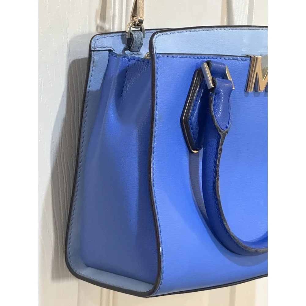 Michael Kors Mott‎ Medium Messenger Bag Colorblock Blue